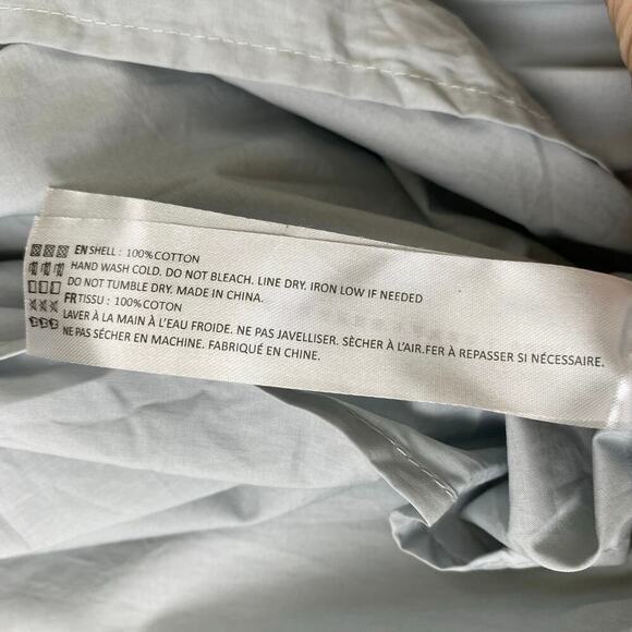 En Saison Ida Seafoam Blue Cotton Poplin Midi Dress Size S - Picture 13 of 15